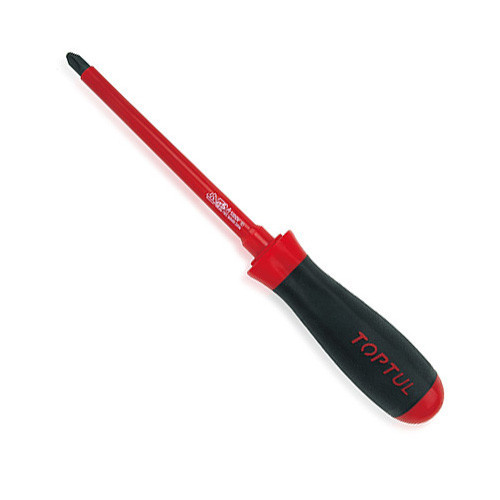 Отвертка изолированная PH3x150мм (1000V) TOPTUL FBEB0315 Чернигов - изображение 1