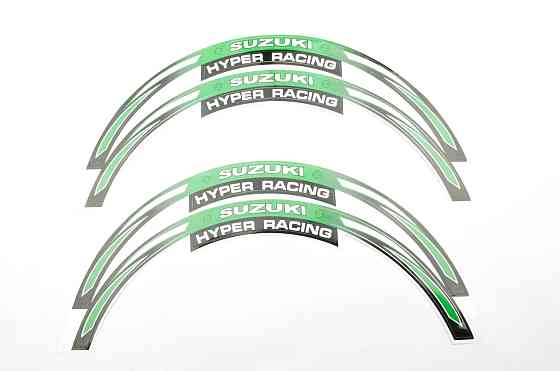 Наклейка на колесо 17/18 SZK (зеленая) (#6057) Мукачево