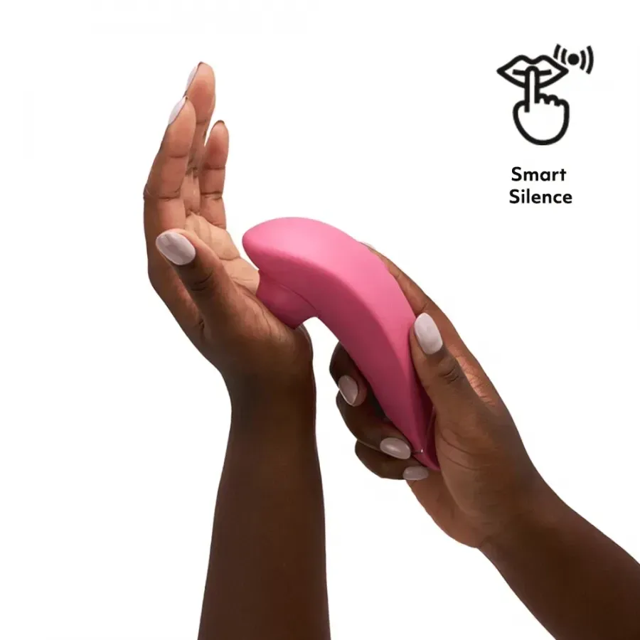 Вакуумный клиторальный стимулятор Womanizer Premium 2 Respberry Sex Aura Киев - изображение 5