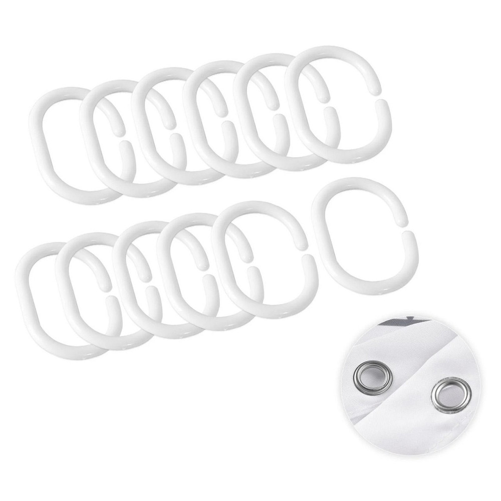 Шторка для ванны из полиэстера водонепроницаемая Bathlux 180x180 см с кольцами, занавеска для ванной комнаты Каменец-Подольский - изображение 2