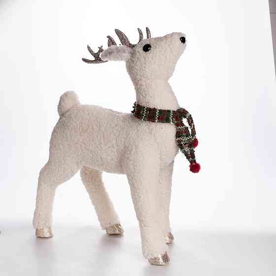 Новогодний олень для украшения елки 48 см Киев