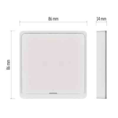Умный выключатель EMOS H5011 1 button ZigBee 3.0 White (H5011) Винница