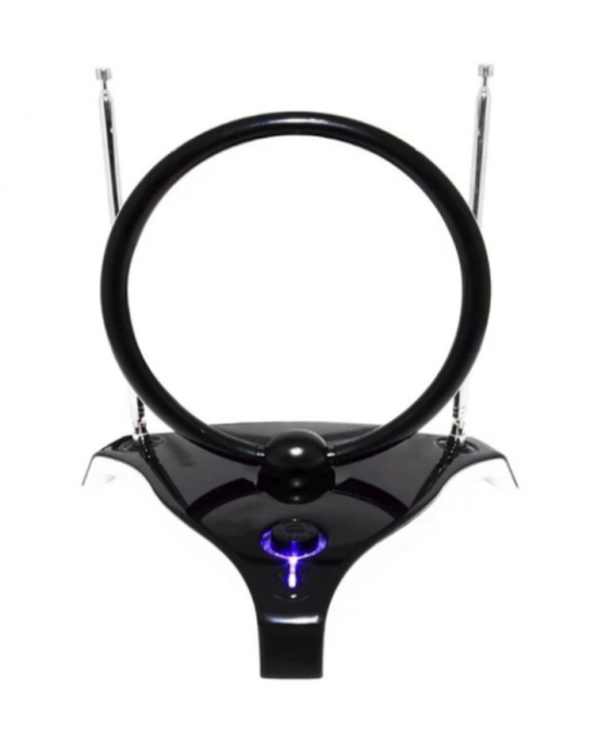 Антенна Eurosky HDA-02  комнатная с усилителем + подставка МВ+ДМВ Днепр - изображение 1