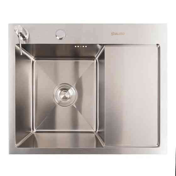 VALESO Кухонна мийка CM 58*48 L нержавійка VALESO Handmade (круглий сифон 3,0/0,8) Киев