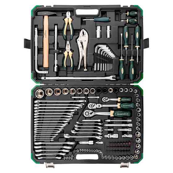 Набір інструментів 142+6пр. 1/2", 1/4",3/8" Rockforce RF-41421-5GOLD Одеса