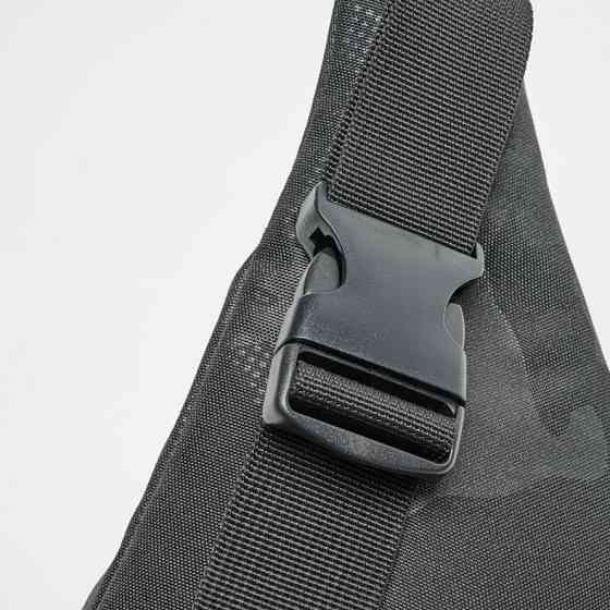 Поясна сумка бананка чорна Leone Camo Black Сумка на пояс чоловіча бананка Київ