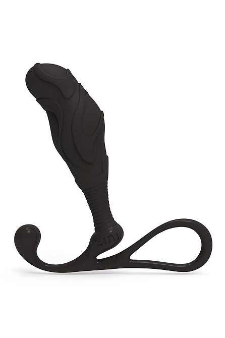Массажер простаты рельефный, L, Zini черный, 11.7 х 3.3 см Sex Aura Киев - изображение 1