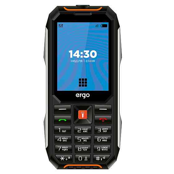 Мобільний телефон Ergo E283 Dual Sim Black Orange ( 29570 ) Харків