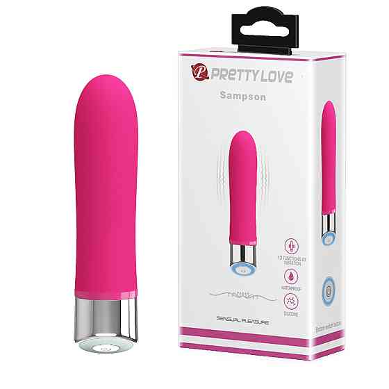 Вибратор мини PRETTY LOVE Sampson розовый, 12.4 см Sex Aura Киев