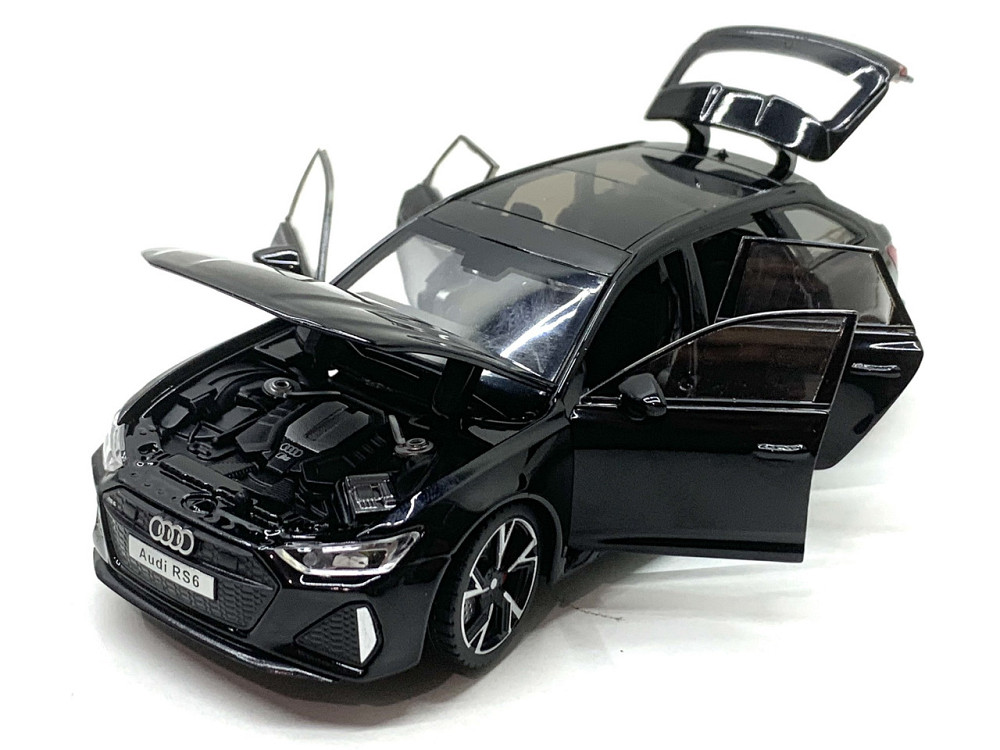 Машина TK Union Group Ауді A6 металопластик 1:32 звук світло інерція Чорна (ТК-10206) Чернігів - фото 9