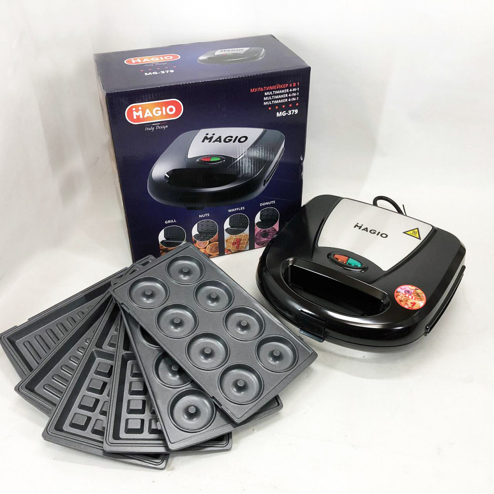 Багатофункціональна вафельниця зі змінними пластинами, Електровафельниці для кухні YR-86 Львів - фото 11