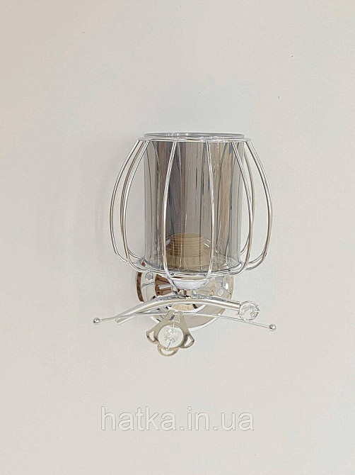Настінне бра на 1 плафон B-91187B/1 хром Київ - фото 1