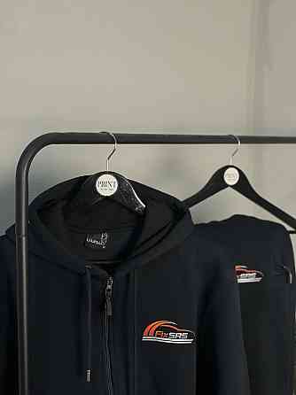 Теплий спортивний костюм із брендингом під замовлення (унісекс) Чорний, L Чернівці