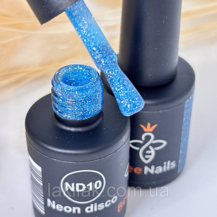Світловідбивний гель-лак Bee Nails Neon Disco №10 8мл Херсон - фото 1