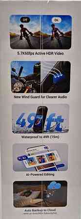 Insta360 X5 8K 360 Action Cam open box. Харків