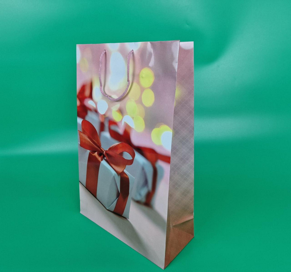 Пакет бумажный гигант вертиркальный (30х42х12)(артGV-097) (12 шт) Харьков - изображение 1