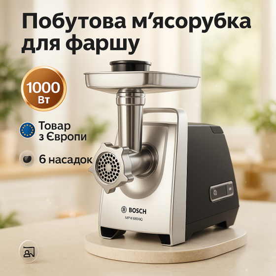 Бытовая мясорубка для фарша, Мясорубка с металлическим корпусом Портативная для кухни LZ-36 Львов