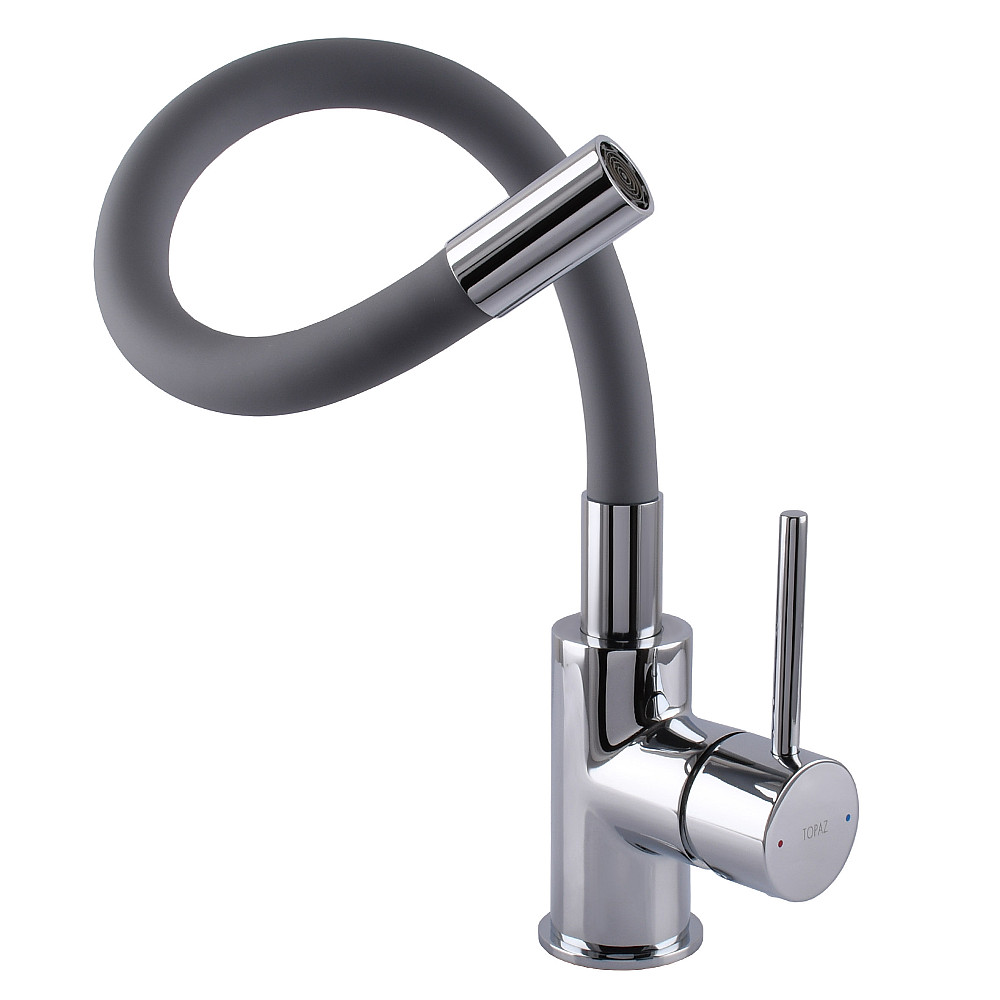 Змішувач для кухні TOPAZ CORSICA TC 8853-04-GR, Шланги TAQ-M1055 Луцьк - фото 2