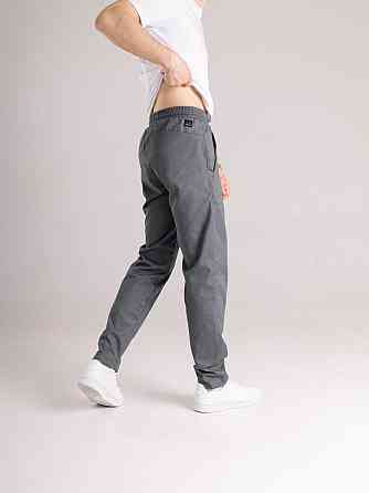 Чоловічі штани карго демісезонні темно-сірі котонові Pobedov Step Київ