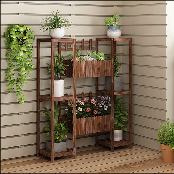 Кашпо на стійці "Вернаму" мокко Миколаїв - фото 4