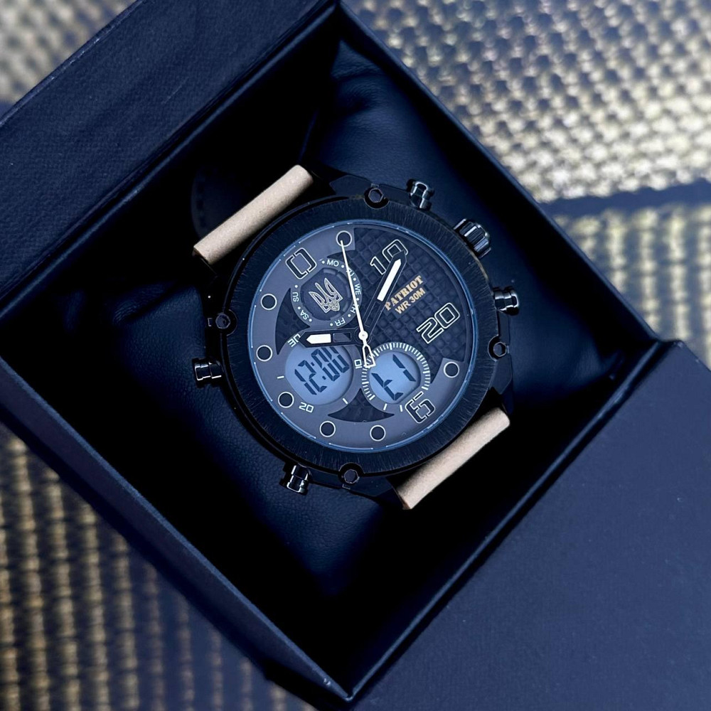 Patriot 017BKLTBN Тризуб злото Black-Light Brown SBR Киев - изображение 3