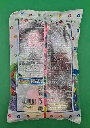 Надувні кульки асорті пастель 10" (25 см) 100 шт (1 пач.) Харків