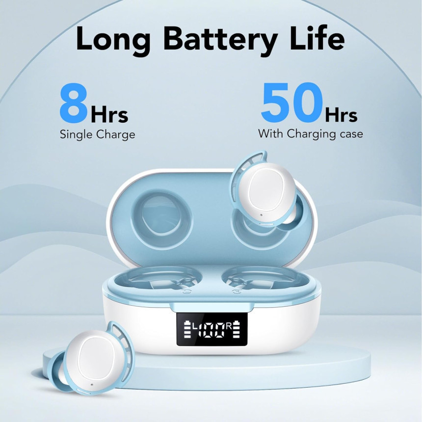 Беспроводные TWS наушники FAMOO U-Air Bluetooth 5.3, стерео с басами, влагозащита IPX8, автономность 42 ч, Уценка Киев - изображение 7