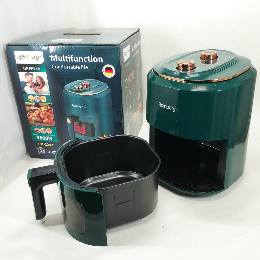 Аерогриль для випічки, Картопля фрі без рослинної олії, Аерофритюрниця для смаження без додавання олії QL-13 Львів - фото 8