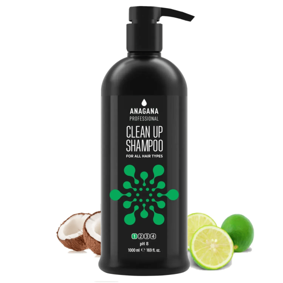 Шампунь Глибоке очищення для всіх типів волосся CLEAN UP SHAMPOO for all hair tipes ANAGANA 1000 мл Вінниця