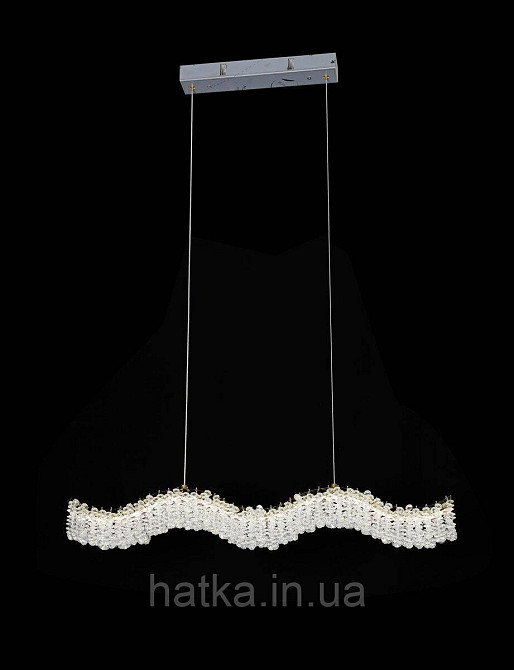 Люстра підвісна світлодіодна VALESO 33053/800*60, хромовий Київ - фото 1