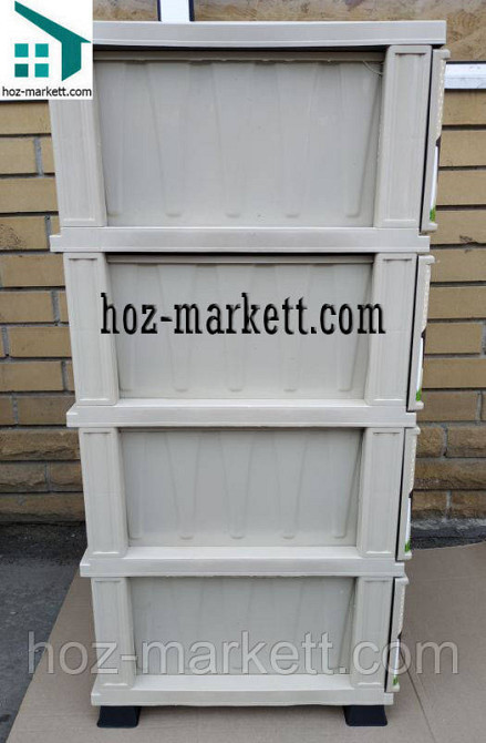 Пластиковий комод "Ведмедики" беж Elif Туреччина Харків - фото 9