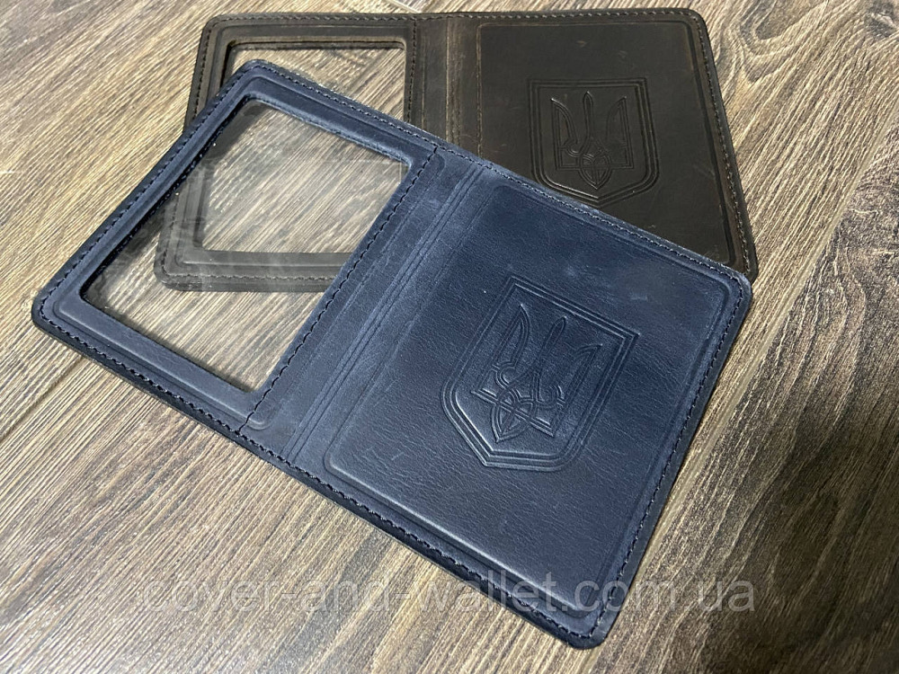 Обкладинка для пенсійного посвідчення та авто документів з гербом України Київ - фото 1