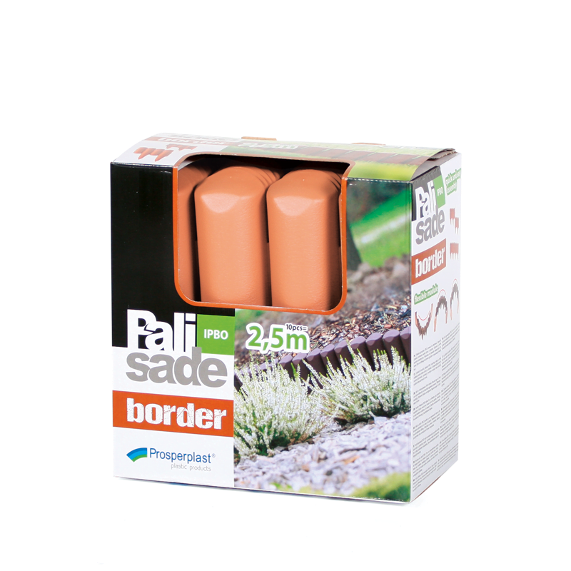 Палісад садовий Prosperplast Garden BORDER, теракотовий, 2,5 м Київ - фото 11