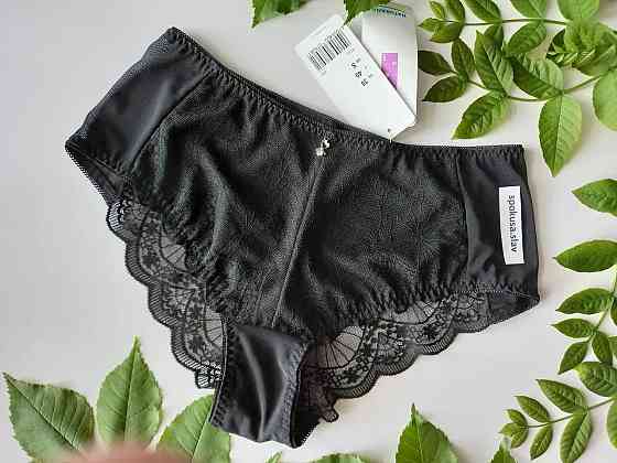Трусики жіночі чорні мереживні високі   Naturana 4112 розмір  XL Славута