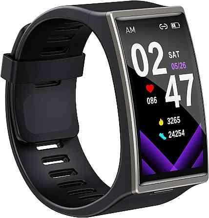 Смарт-годинник DM12 сенсорний 1.9”, Bluetooth, водонепроникний IP68, підтримка BT 5.0, розумний годи Київ