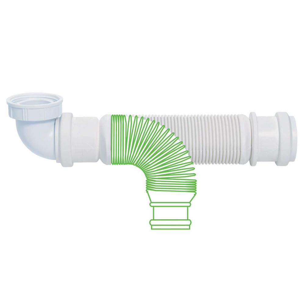 Wirquin Сифон для кухонной мойки Senzo 1½"×Ø40мм WIRQUIN (9542530) Киев - изображение 3