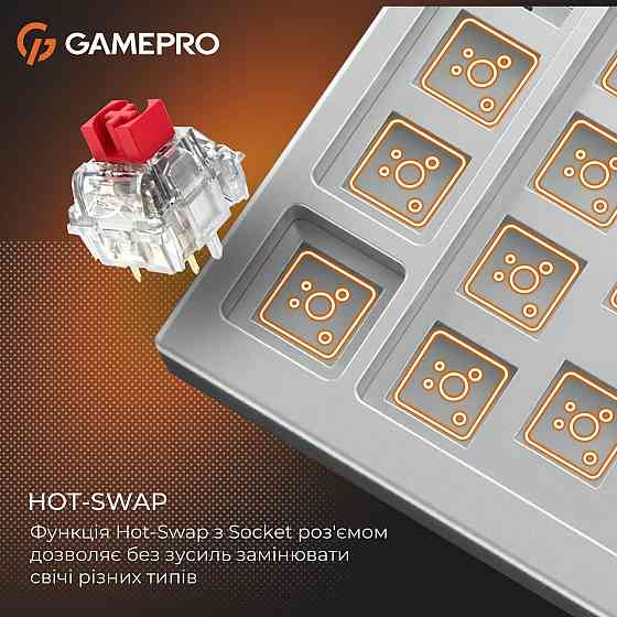 Клавіатура GamePro Genesis MK116 Silverlight ( 10344 ) Харків