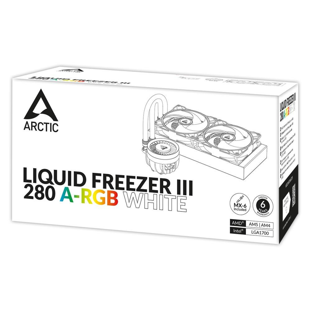 Система водяного охолодження Arctic Liquid Freezer III 280 A-RGB White (ACFRE00151A) ( 21693 ) Харьков - изображение 7