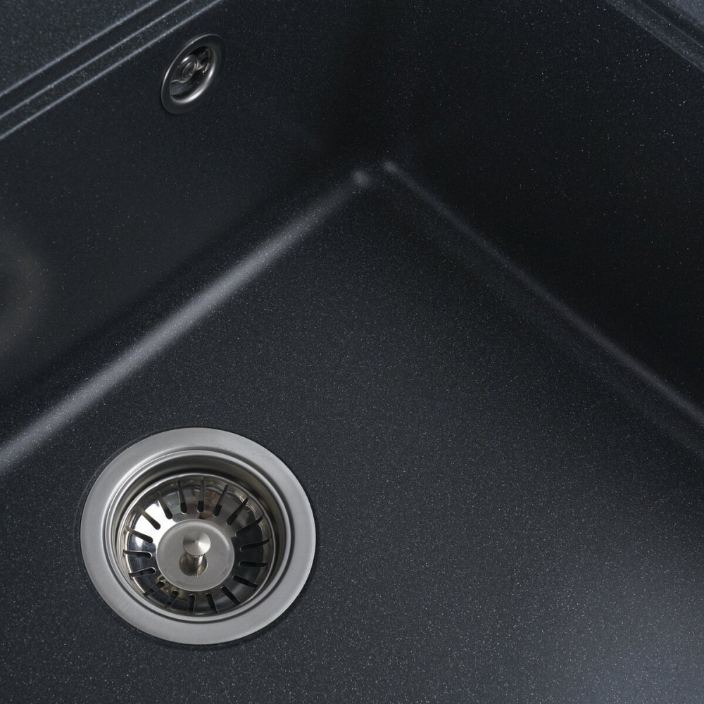 VALESO Гранітна мийка для кухні VALESO 5852 VESTA матова Антрацит Киев - изображение 2