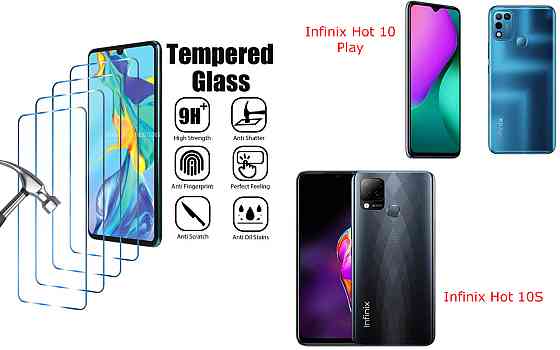 Защитное стекло ArmorGlass для Infinix Hot 10 Play, Hot 10S – устойчивое к царапинам и ударам Киев