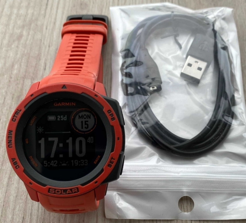 СМАРТ - Часы: Garmin Instinct Solar Flame Red. Киев - изображение 8