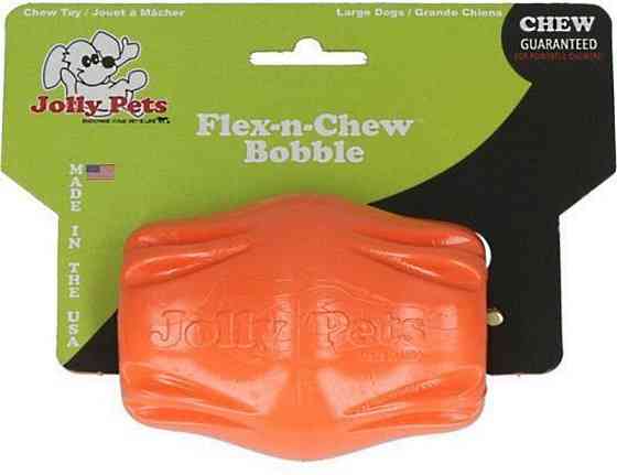 Jolly Pets FLEX N CHEW BOBBLE (Джоллі Пейс Флекс Боббл) іграшка для собак кісточка для ласощів Запоріжжя