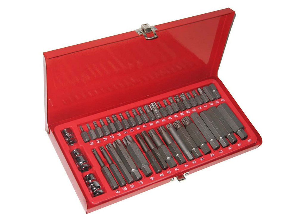 Набір біт 41 шт. (SPLINE, TORX, RIBE) НБ-3841 Alloid Вінниця - фото 1