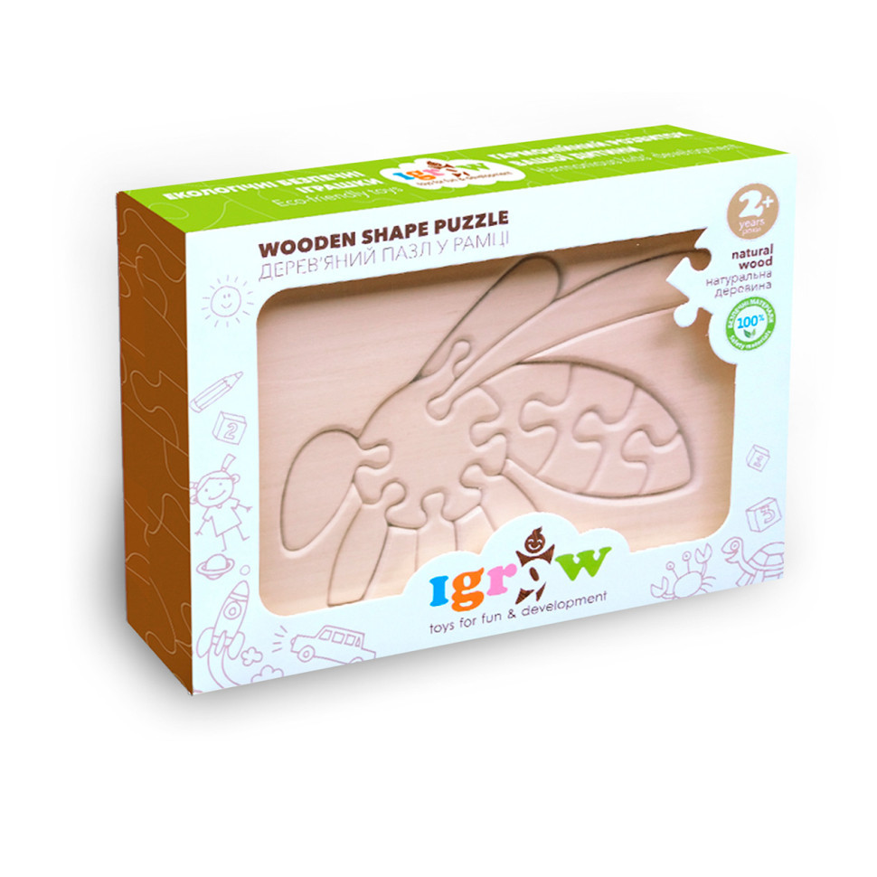 Деревянный пазл 