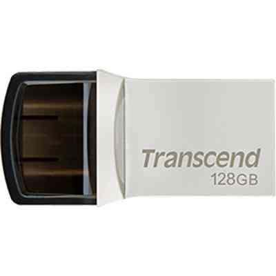 USB флеш накопичувач Transcend 128GB JetFlash 890 Silver USB 3.1/Type-C (TS128GJF890S) Вінниця
