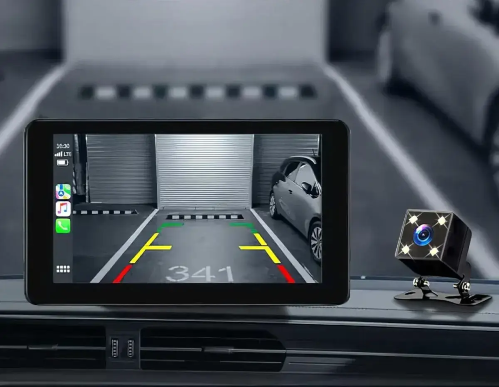 Мультимедійний монітор NP-70+ 7" Auto Carplay з 1 камерою і відеореєстратором wireless dvr, wifi, Bluetooth, FM Вінниця - фото 6