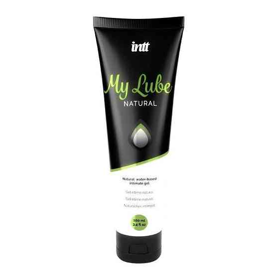 Лубрикант на водній основі Intt My Lube Natural, 100 мл, натуральний склад, без запаху, нелипкий Sex Aura Київ