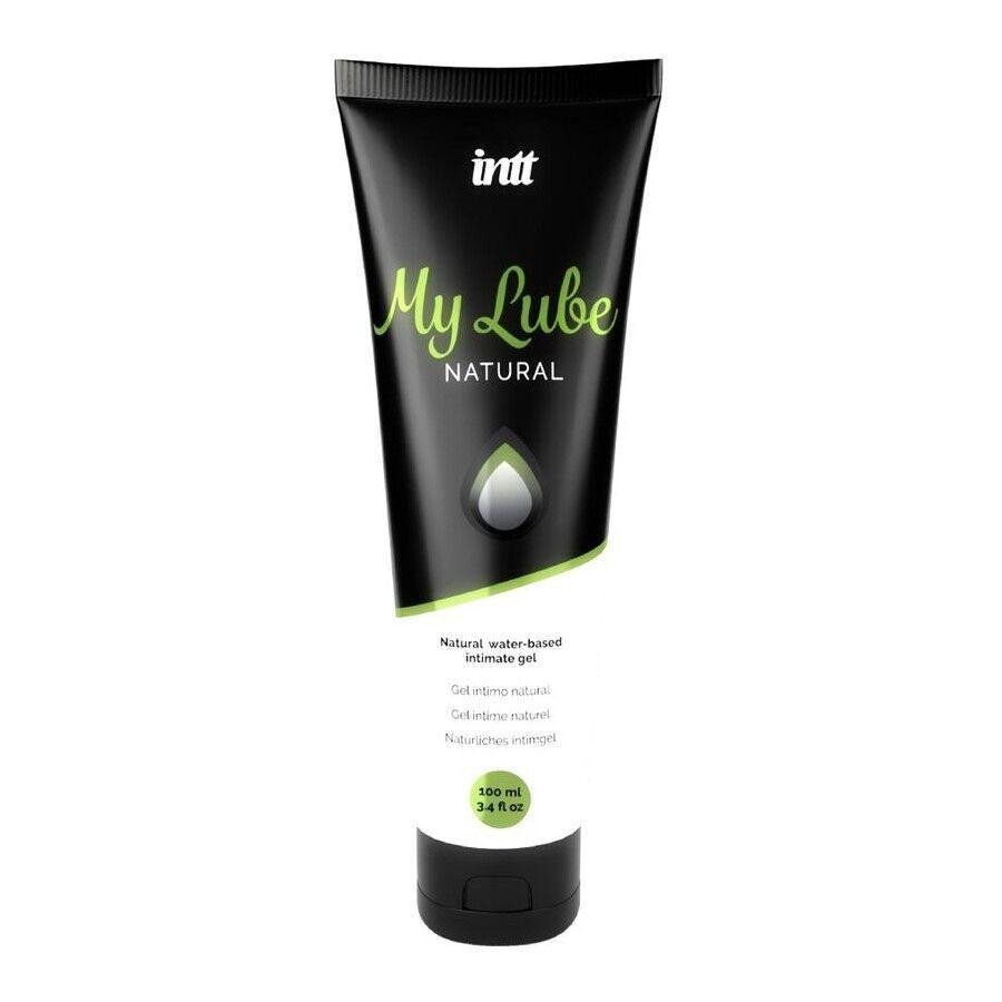 Лубрикант на водній основі Intt My Lube Natural, 100 мл, натуральний склад, без запаху, нелипкий Sex Aura Київ - фото 1