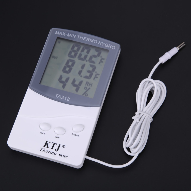 Цифровий термометр, гігрометр TA 318 + виносний датчик температури Винница - изображение 2