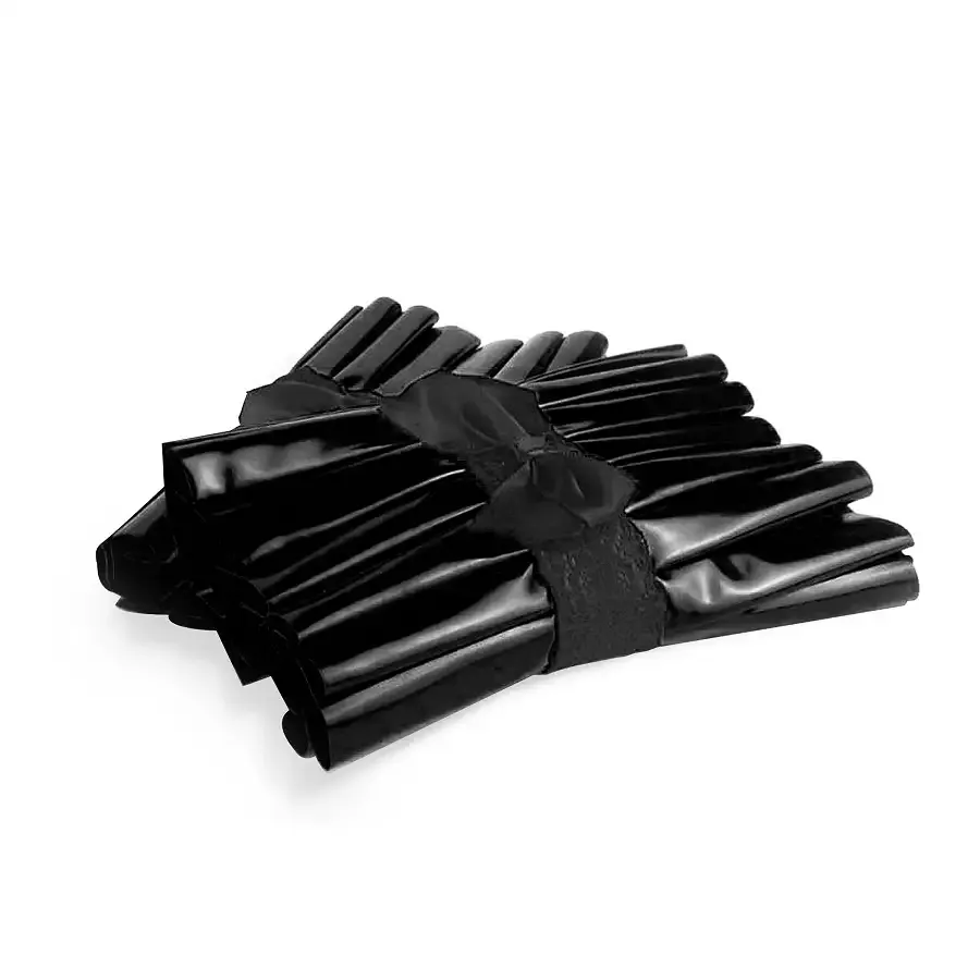 Плісовані манжети на руки Art of Sex - Eva, колір чорний Львів - фото 3